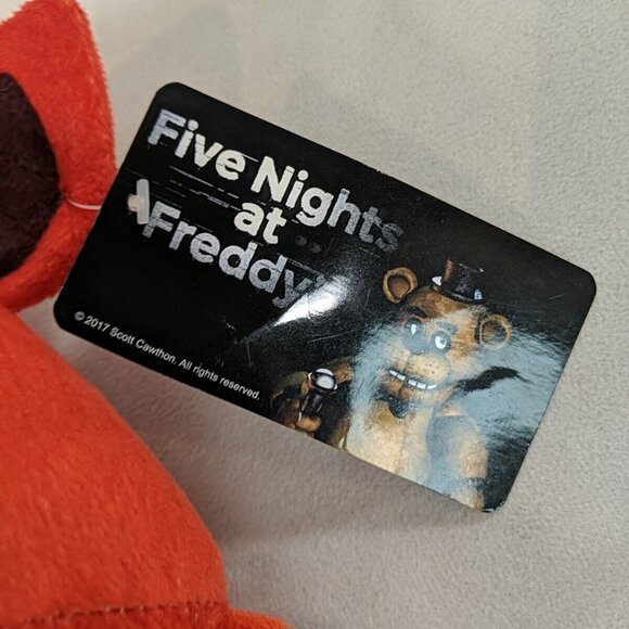 Five Nights at Freddy's Red Foxy Pirate Plush Fox 2017 Scott Cawthon Good Stuff - Picture 4 of 11